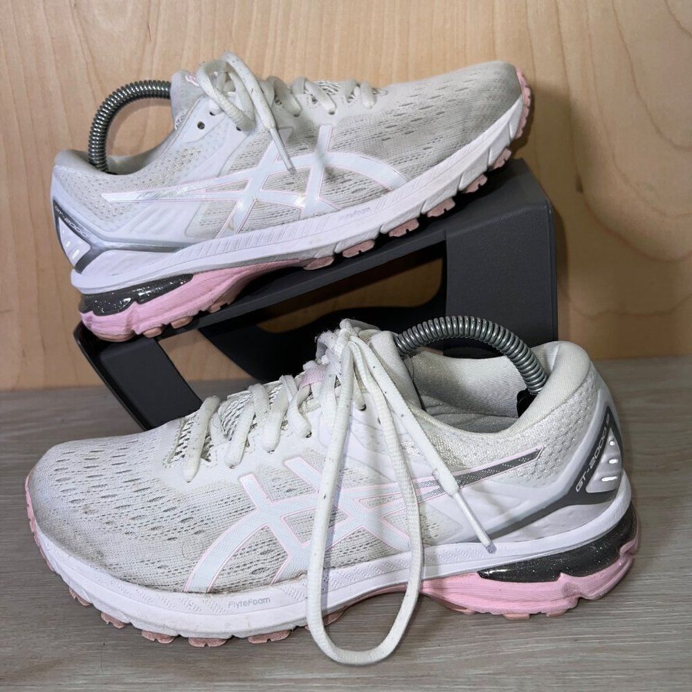 Asics‎ GT-2000 v9 White / Pink 1012A859-100 Women's 6.5
